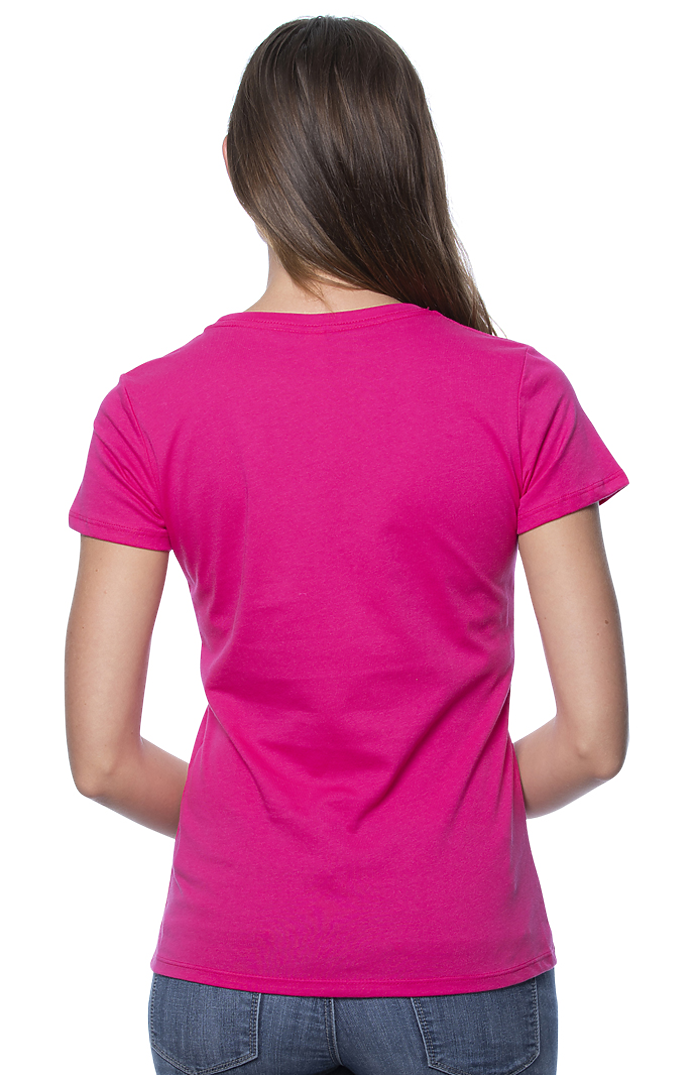 Royal Apparel 5001W Women's Short Sleeve Tee - Fuchsia