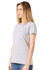 Royal Apparel 5001W Women's Short Sleeve Tee - Heather Grey