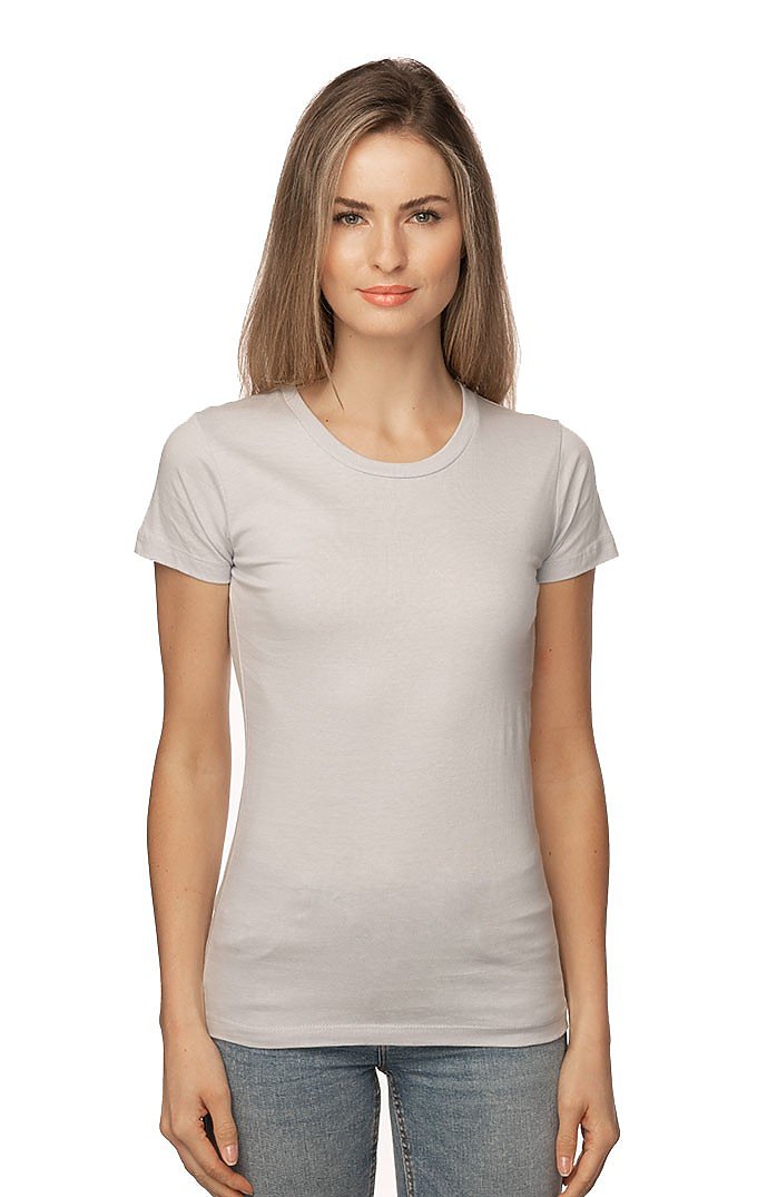 Royal Apparel 5001W Women's Short Sleeve Tee - Platinum