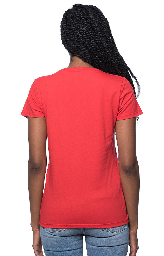 Royal Apparel 5001W Women's Short Sleeve Tee - Red