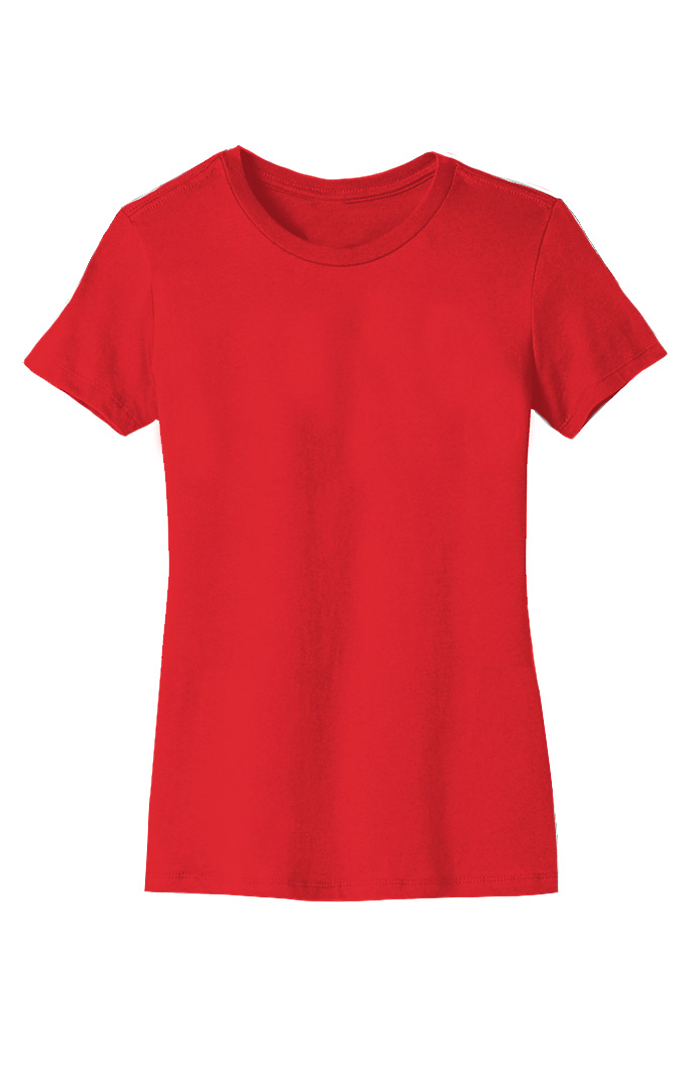 Royal Apparel 5001W Women's Short Sleeve Tee - Red