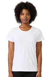 Royal Apparel 5001W Women's Short Sleeve Tee - White