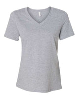 Bella + Canvas 6405CVC Women's Relaxed Heather CVC V-Neck Tee