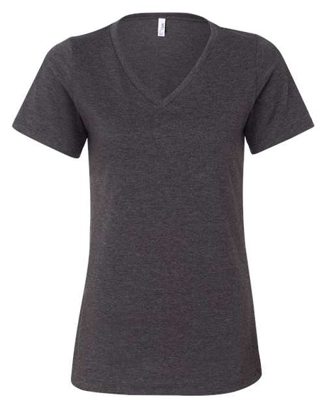 BELLA + CANVAS Women's Relaxed Heather CVC V-Neck Tee - BELLA + CANVAS 6405CVC