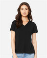 Bella + Canvas 6415 Women's Relaxed Triblend V-Neck Tee
