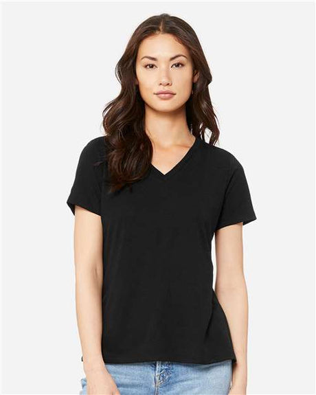 Bella + Canvas 6415 Women's Relaxed Triblend V-Neck Tee