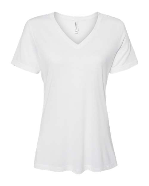 BELLA + CANVAS Women's Relaxed Triblend Short Sleeve V-Neck Tee - BELLA + CANVAS 6415 BELLA + CANVAS