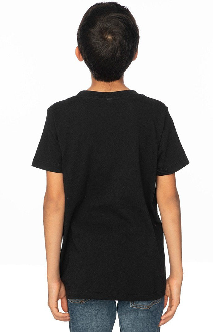 Royal Apparel 5021 Youth Short Sleeve Crew Tee - Black