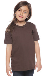 Royal Apparel 5021 Youth Short Sleeve Crew Tee - Chocolate