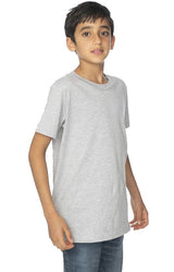 Royal Apparel 5021 Youth Short Sleeve Crew Tee - Heather Grey