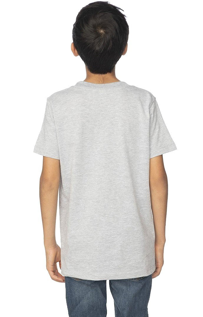 Royal Apparel 5021 Youth Short Sleeve Crew Tee - Heather Grey