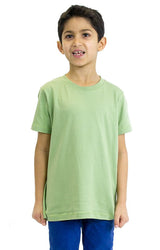 Royal Apparel 5021ORG Youth Organic Short Sleeve Crew Tee - Avocado