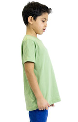 Royal Apparel 5021ORG Youth Organic Short Sleeve Crew Tee - Avocado