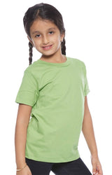 Royal Apparel 5021ORG Youth Organic Short Sleeve Crew Tee - Avocado