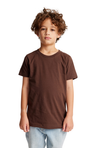 Royal Apparel 5021ORG Youth Organic Short Sleeve Crew Tee - Bark