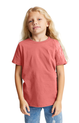 Royal Apparel 5021ORG Youth Organic Short Sleeve Crew Tee - Coral