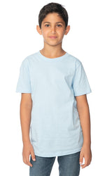Royal Apparel 5021ORG Youth Organic Short Sleeve Crew Tee - Heaven