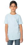 Royal Apparel 5021ORG Youth Organic Short Sleeve Crew Tee - Heaven