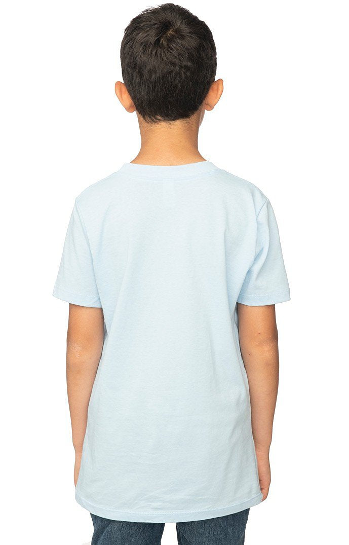 Royal Apparel 5021ORG Youth Organic Short Sleeve Crew Tee - Heaven