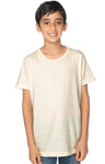 Royal Apparel 5021ORG Youth Organic Short Sleeve Crew Tee - Natural
