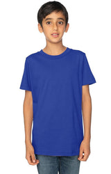 Royal Apparel 5021ORG Youth Organic Short Sleeve Crew Tee - Nautical Blue