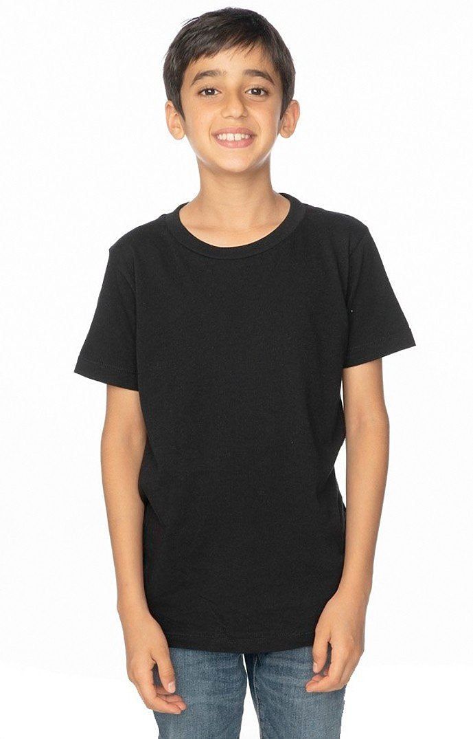 Royal Apparel 5021ORG Youth Organic Short Sleeve Crew Tee - Night