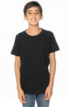 Royal Apparel 5021ORG Youth Organic Short Sleeve Crew Tee - Night