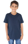 Royal Apparel 5021ORG Youth Organic Short Sleeve Crew Tee - Ocean