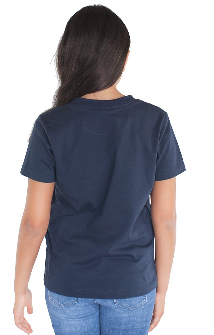 Royal Apparel 5021ORG Youth Organic Short Sleeve Crew Tee - Ocean