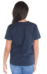 Royal Apparel 5021ORG Youth Organic Short Sleeve Crew Tee - Ocean