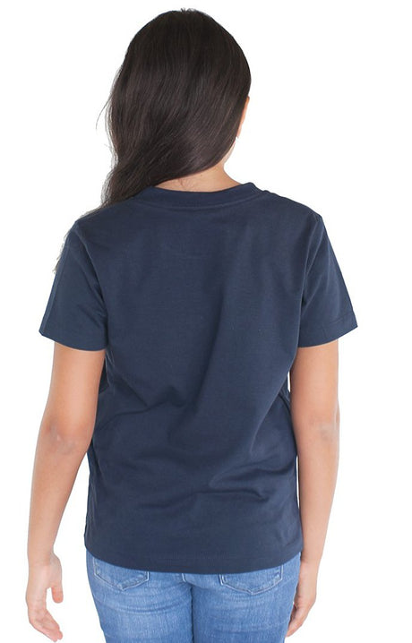 Royal Apparel 5021ORG Youth Organic Short Sleeve Crew Tee - Ocean