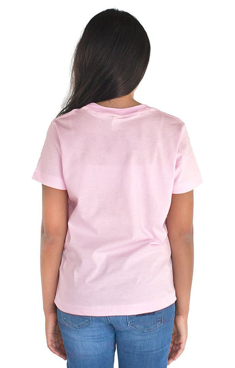 Royal Apparel 5021ORG Youth Organic Short Sleeve Crew Tee - Rose Pink