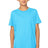 Royal Apparel 5021ORG Youth Organic Short Sleeve Crew Tee - Scuba Blue