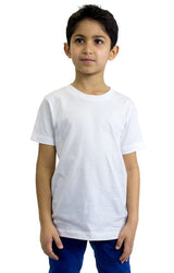 Royal Apparel 5021ORG Youth Organic Short Sleeve Crew Tee - Salt