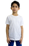 Royal Apparel 5021ORG Youth Organic Short Sleeve Crew Tee - Salt