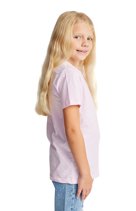 Royal Apparel 5021 Youth Short Sleeve Crew Tee - Pink