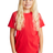 Royal Apparel 5021 Youth Short Sleeve Crew Tee - Red