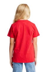 Royal Apparel 5021 Youth Short Sleeve Crew Tee - Red