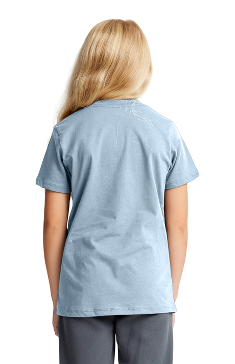 Royal Apparel 5021 Youth Short Sleeve Crew Tee - Sky