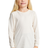 Royal Apparel 5022ORG Youth Organic Long Sleeve Crew Tee - Natural