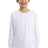 Royal Apparel 5022ORG Youth Organic Long Sleeve Crew Tee - Salt