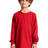 Royal Apparel 5022 Youth Long Sleeve Crew Tee - Red