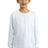Royal Apparel 5022 Youth Long Sleeve Crew Tee - White