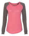 Boxercraft Women’s Preppy Patch Slub Long Sleeve T-Shirt - Boxercraft T66