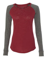 Boxercraft Women’s Preppy Patch Slub Long Sleeve T-Shirt - Boxercraft T66