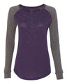 Boxercraft Women’s Preppy Patch Slub Long Sleeve T-Shirt - Boxercraft T66