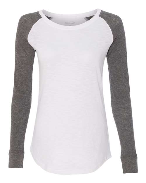 Boxercraft Women’s Preppy Patch Slub Long Sleeve T-Shirt - Boxercraft T66