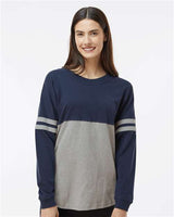 Boxercraft Women's Jersey Pom Pom Long Sleeve T-Shirt - Boxercraft T14