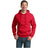 Mens Super Sweat - Pullover Hooded Sweatshirt Joe's USA Small True Red