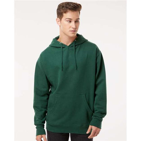 Independent Trading Co. Midweight Hooded Sweatshirt - Forest Green - Independent Trading Co. SS4500 Independent Trading Co. Forest Green XS